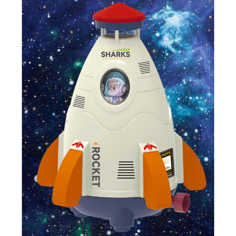 Kids Rocket Sprinkler Spinner Toy